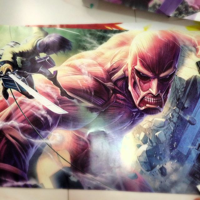 Shingeki No Kyojin Colossal Titan Poster Entertainment J