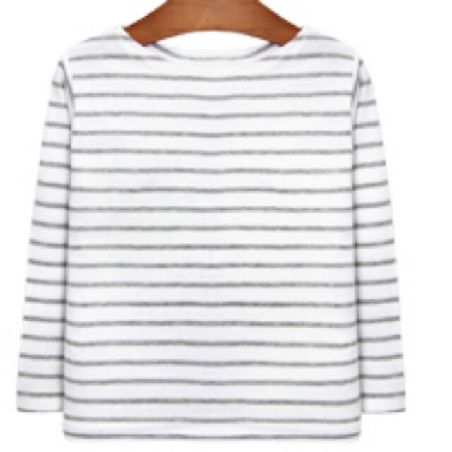 Stripe Long Sleeve T-shirt (Category: Babies & Kids Fashion) located in Singapore. Submitted by jinihii (Listing ID 7052489, Image 4). Description: .