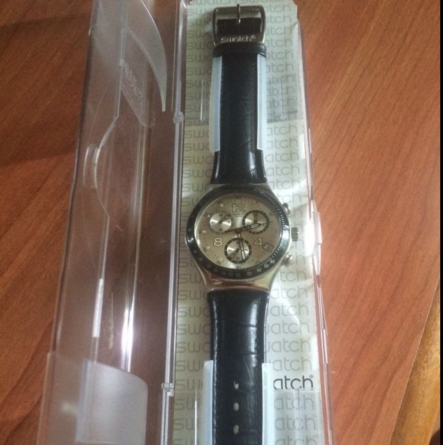 Swatch irony chrono strap 19mm sales
