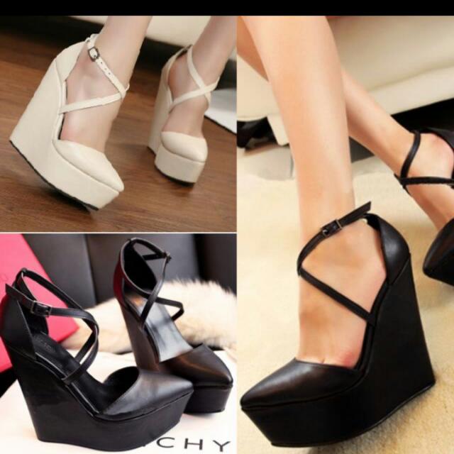 criss cross wedges