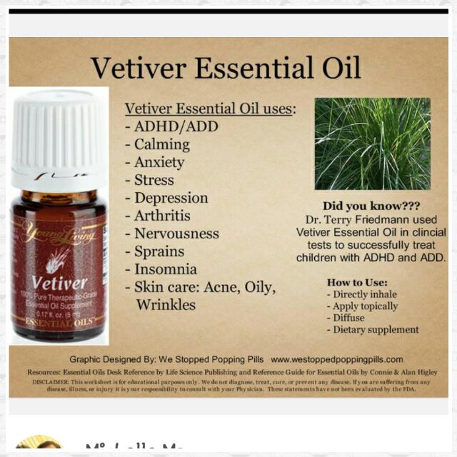 Young Living Vetiver Essential Oil 5ml, Everything Else on Carousell