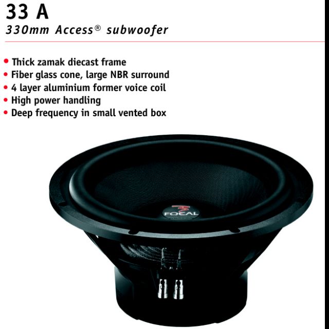 Focal Subwoofer, Cars on Carousell