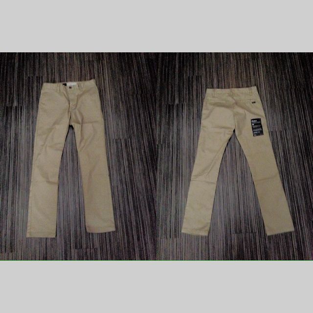 RVCA Stapler Chino Pants skinny Fit Men s Fashion Bottoms