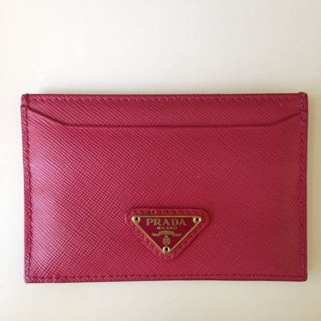 Authentic Prada Card Holder, Luxury, Bags & Wallets on Carousell