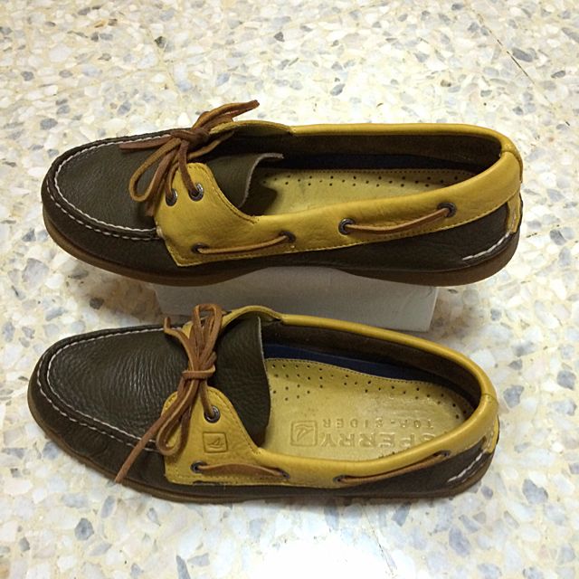 Sperry Top-Sider (Olive Green/Mustard 