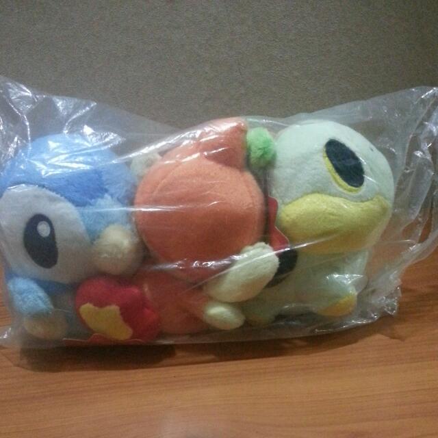 Get Wallpaper Pokemon Diamond And Pearl Starters Plushie Entertainment J Pop Free HD