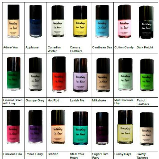 Tuesday In love - Water Permeable Nail Polish, Beauty & Personal Care,  Hands & Nails on Carousell