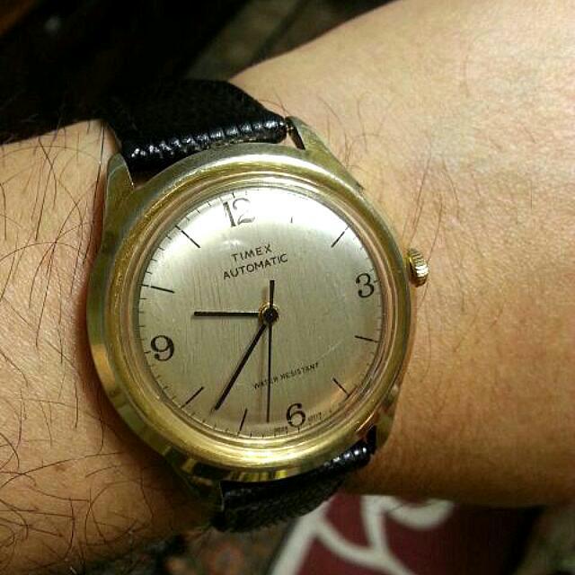 timex automatic watch vintage