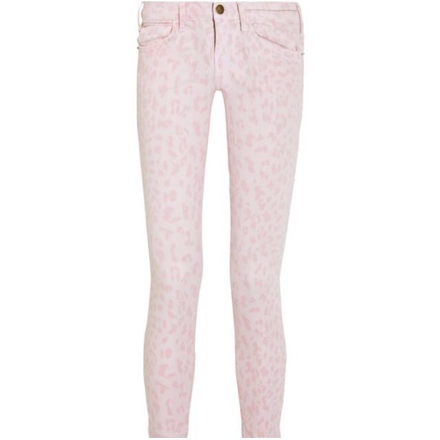 pink leopard print jeans