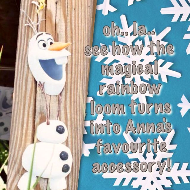 Frozen Theme Rainbow Loom Headband Design Craft On Carousell