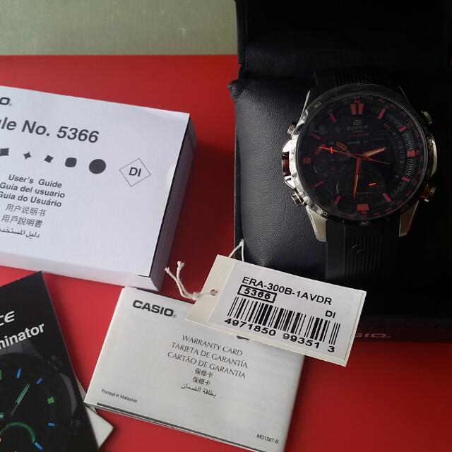 Casio Edifice Watch ERA 300B 1AVDR