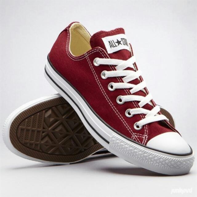 Maroon Converse Low Cut INSTOCKS Women s Fashion Footwear Sneakers on Carousell