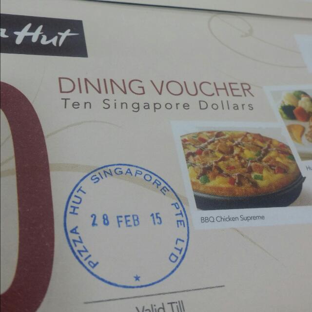 Pizza Hut DineIn/Takeaway Vouchers . , Tickets & Vouchers, Vouchers on