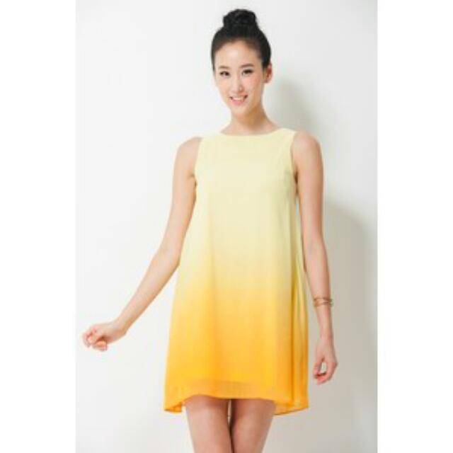 Ombre Trapeze Dress