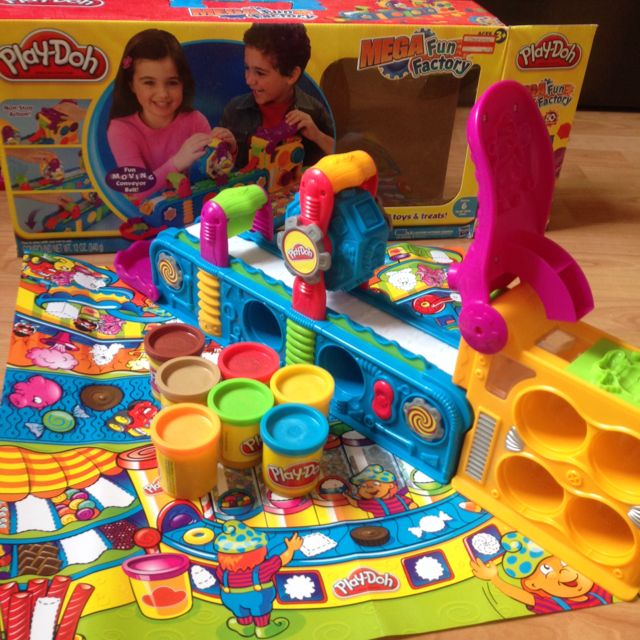 play doh mega fun factory playset