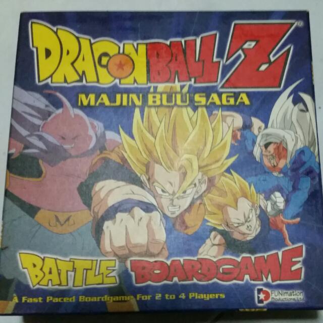 Very Rare Dragon Ball Z Majin Buu Saga Board Game Dragonball Dbz