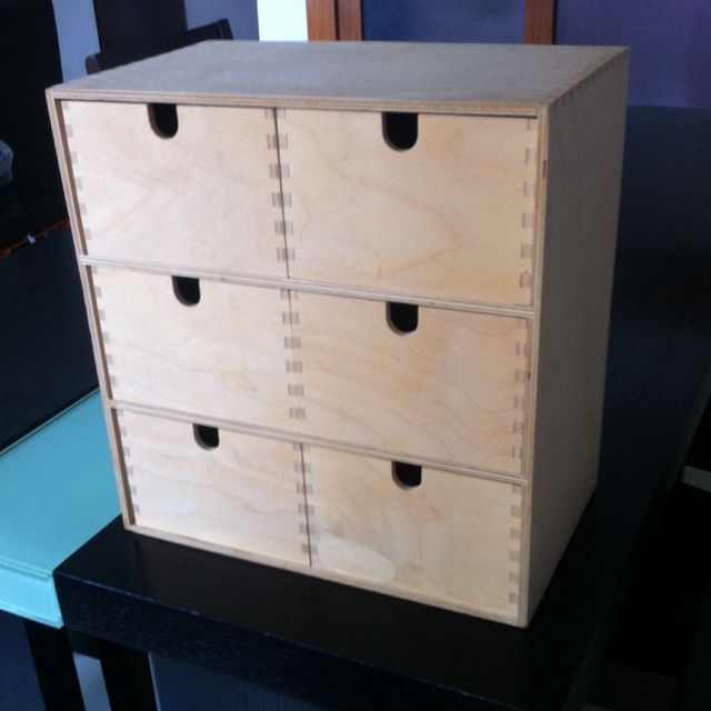 Ikea Mini Chest With 6 Drawers Wood Women S Fashion On Carousell