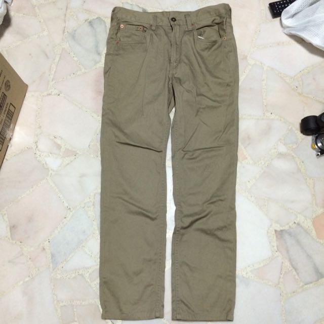 levis 505 khaki jeans