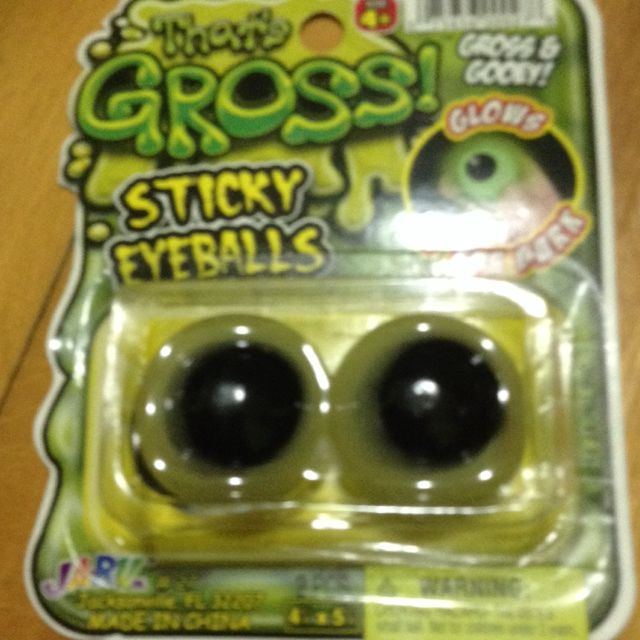 sticky eyeball toy