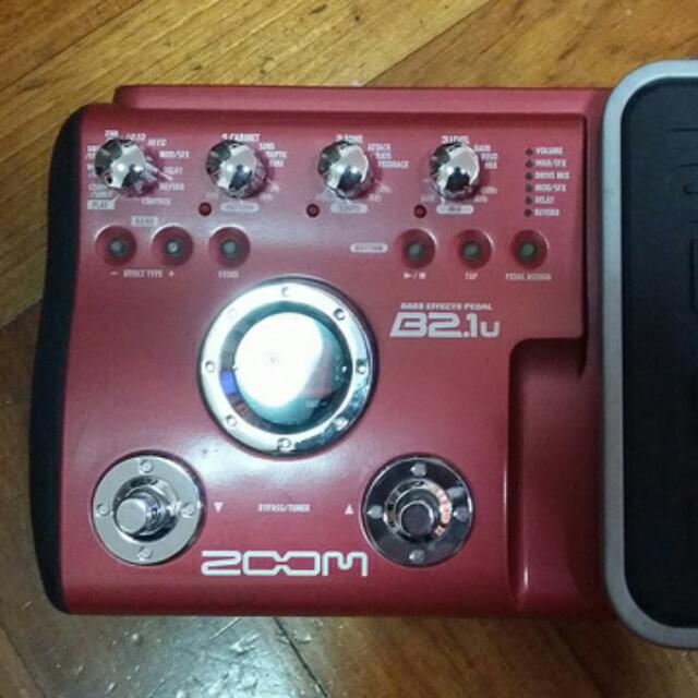 Zoom B2.1u Bass Multieffects pedal (Price Reduced!!!), Hobbies & Toys