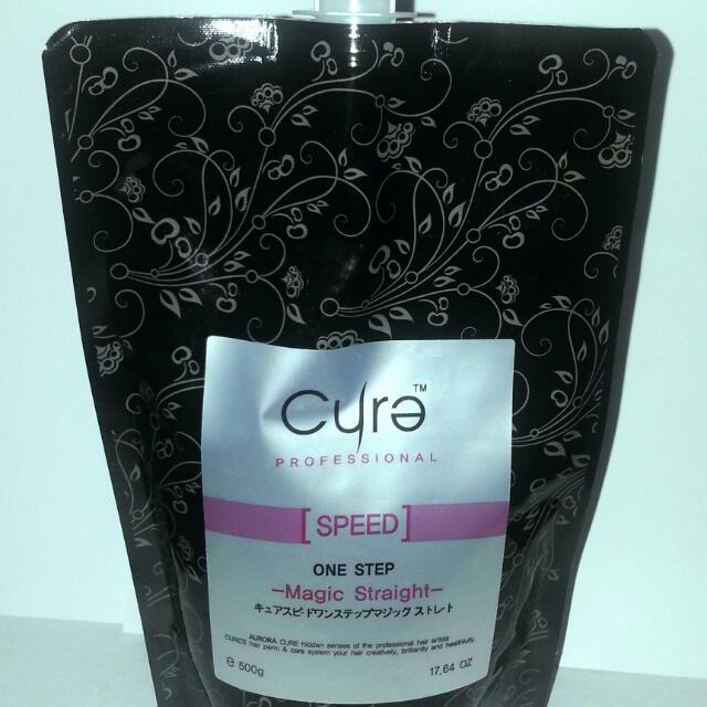 Cure one step japanese magic hair shop straightening treatment straight cream by aurora