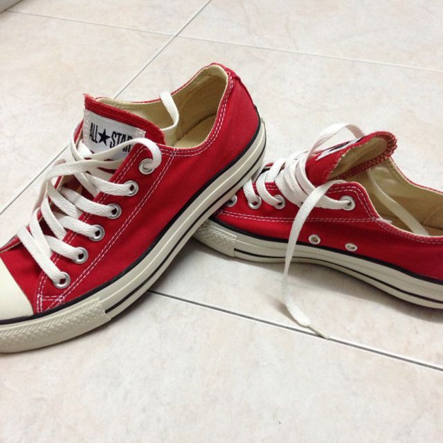 converse all star red sneakers