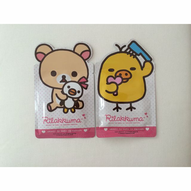 *PENDING* Rilakkuma Facial Sheet Masks For Whitening And Moisturising