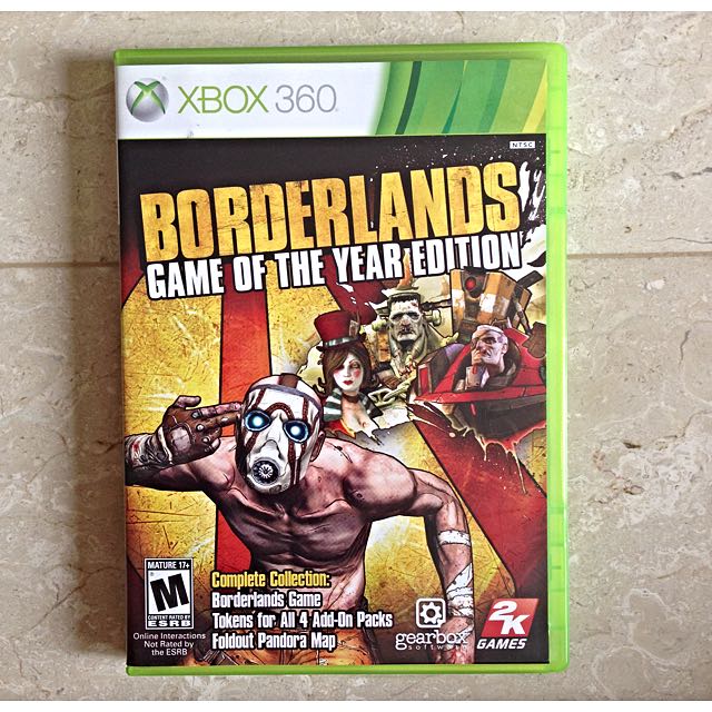 Borderlands Game Of The Year Edition Xbox 360 Reserved Toys Games On Carousell