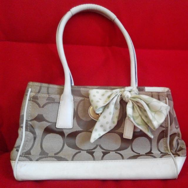 Coach bag scarf deals