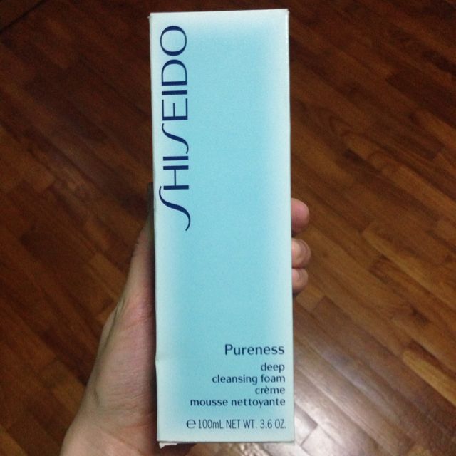 shiseido pureness deep cleansing foam