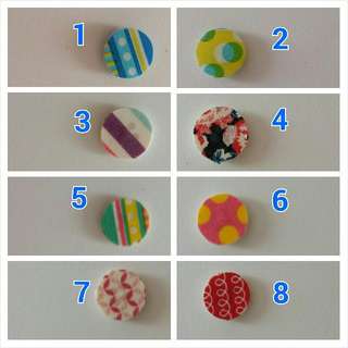 Scrapbook button Embellishment