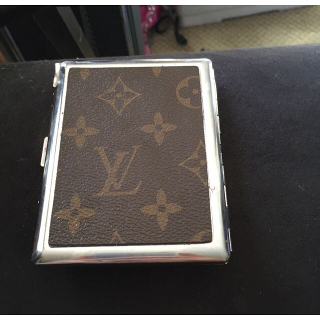 Vintage Louis Vuitton Cigarette Case Holder Lighter New