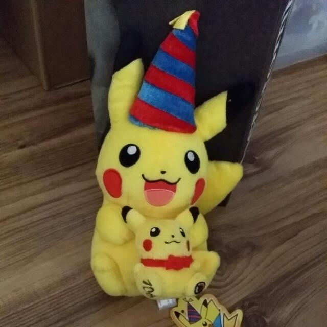 birthday pikachu plush