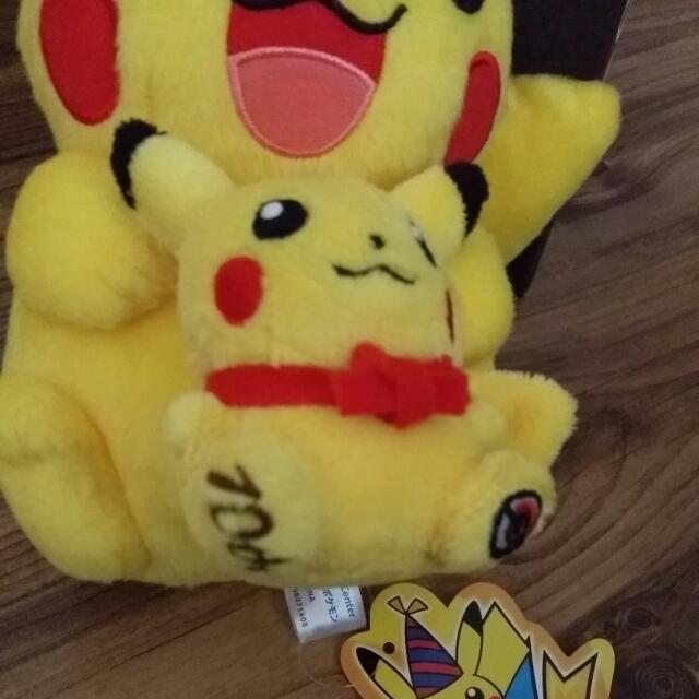 birthday pikachu plush