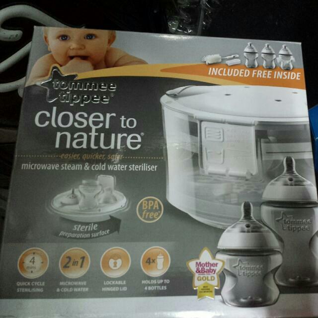 Tommee tippee steriliser cold water sales