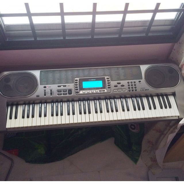 PENDING] Casio LK-80 Piano Keyboard, Hobbies \u0026 Toys, Music \u0026 Media, Musical  Instruments on Carousell