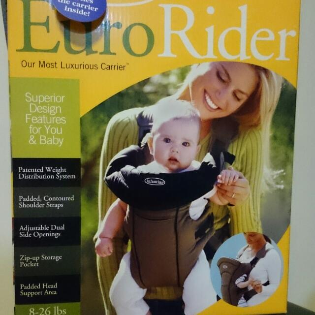 infantino eurorider baby carrier