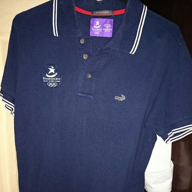 crocodile polo tee