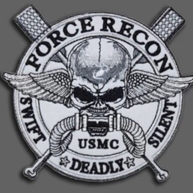 Usmc Force Recon Morale Velcro Badge Product Code Vbs 021