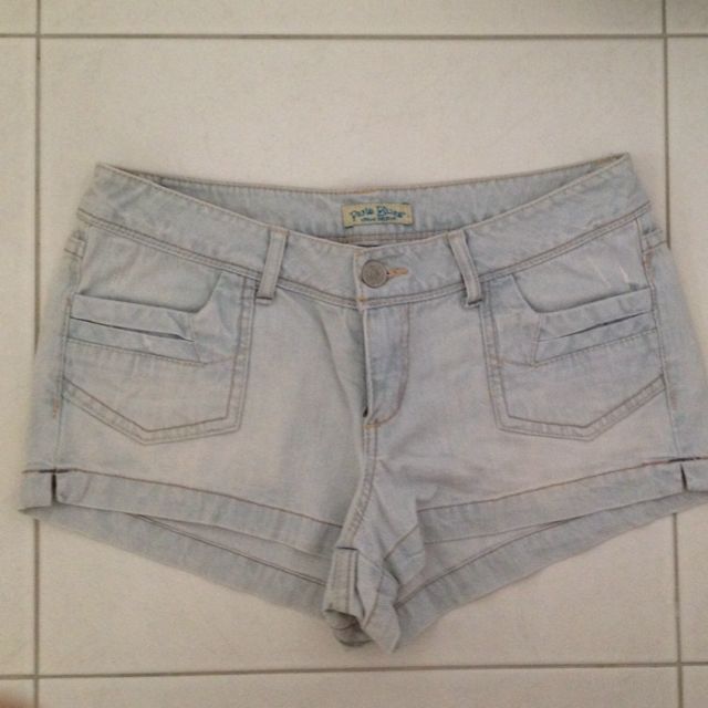 paris blues jean shorts