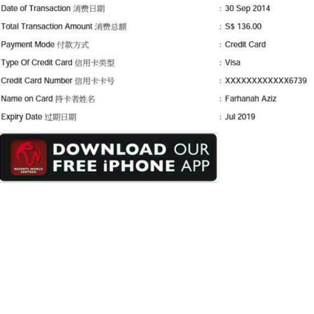 2 Tickets For Halloween Horror Nights At Resorts World Sentosa At