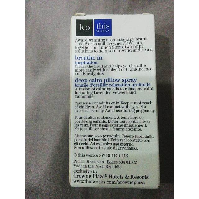 Sleeping Aid This Works Deep Sleep Pillow Talk Health Beauty On