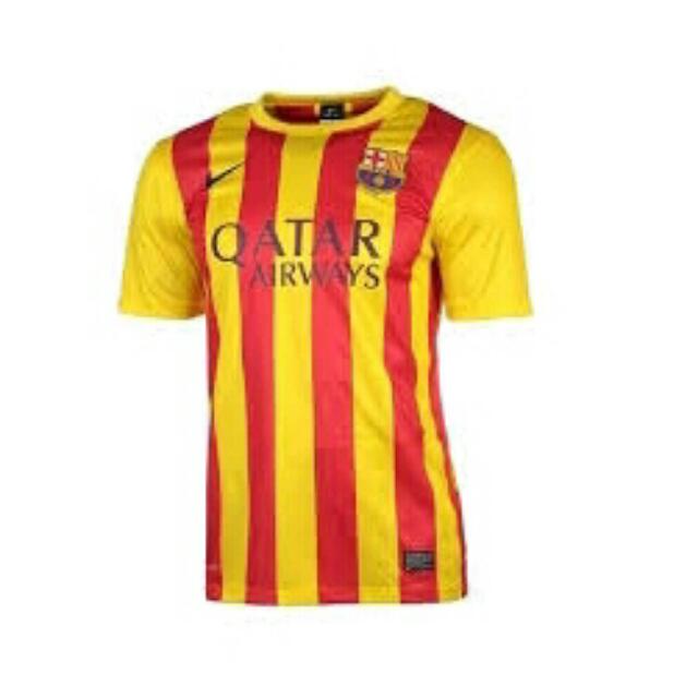 Barcelona 2013 14 Away Kit Bulletin Board Preorders On Carousell