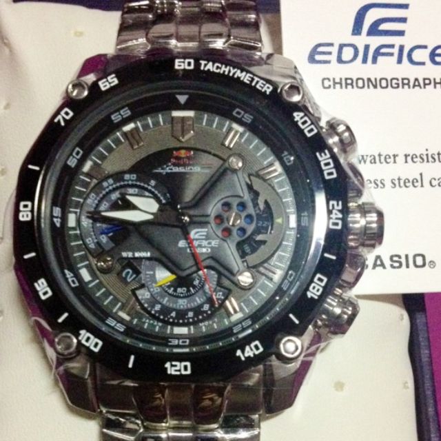 Brand New CASIO EDIFICE Redbull Racing Limited Edition Tachymeter Chronograph Watch