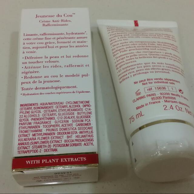 clarins neck cream 75ml