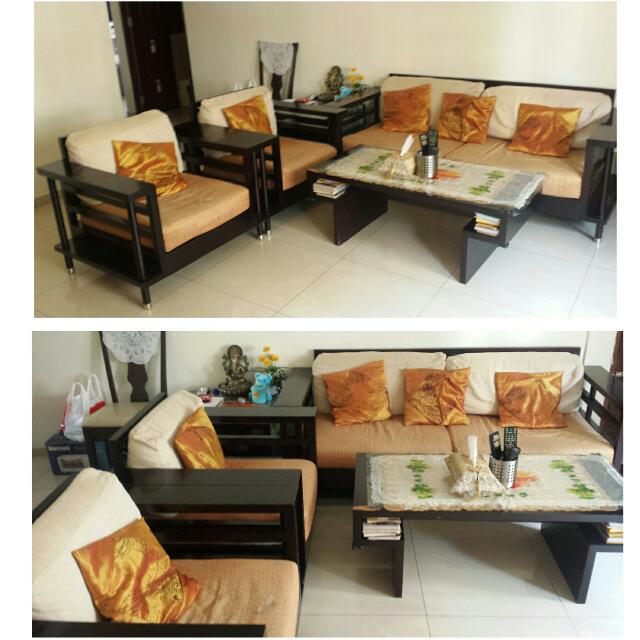 Sofa Set , Furniture & Home Living, Furniture, Sofas on Carousell