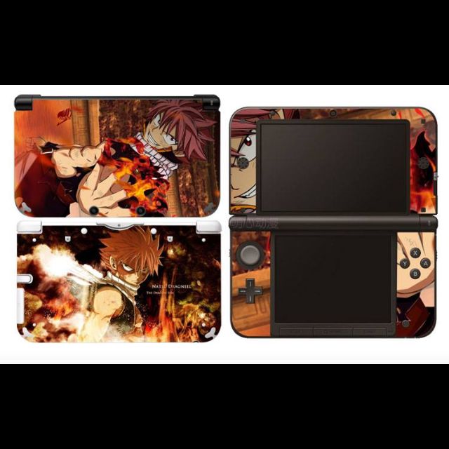 3ds Xl Decal Skin Fairy Tail Natsu Video Gaming Video Game Consoles Others On Carousell