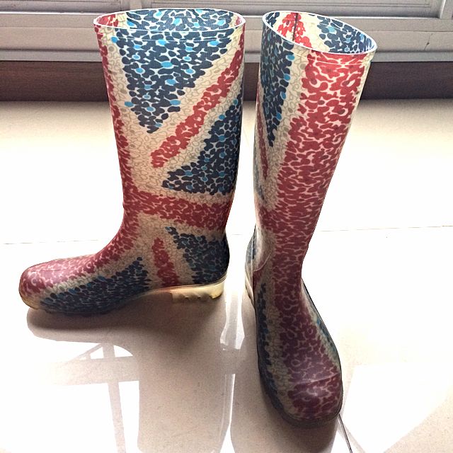 union jack wellies womens