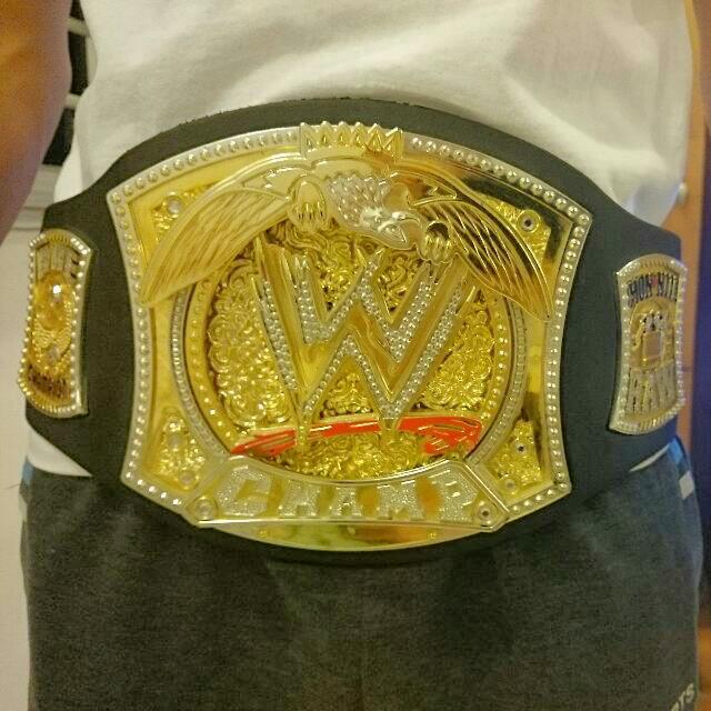 Wwe Spinner Championship Belt Toy Hobbies Toys Toys Games On Carousell