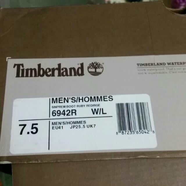 ruby red timberlands mens